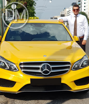 Mercedes Benz Yellow Taxi (Cab)